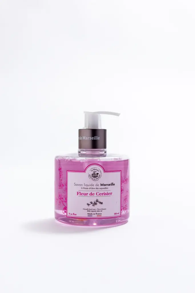 JABÓN LÍQUIDO DE MARSELLA 330ML  -FLOR DE CEREZO
