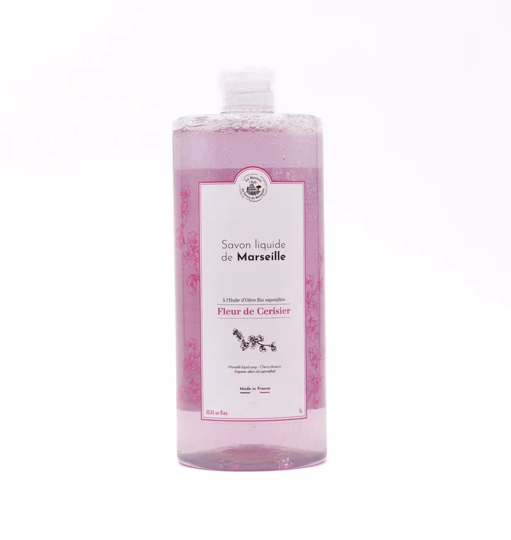 JABÓN LÍQUIDO DE MARSELLA 1L -  FLOR DE CEREZO