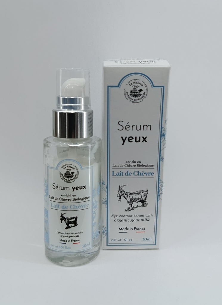 SERUM FACIAL 30ML - CONTORNO DE OJOS - LECHE DE CABRA