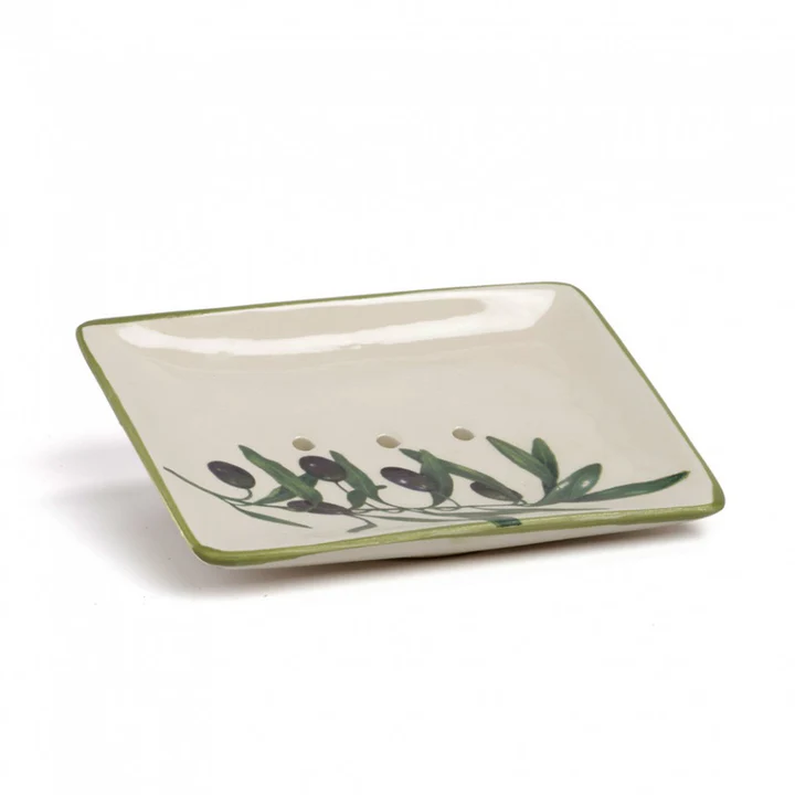 JABONERA CERAMICA -OLIVA