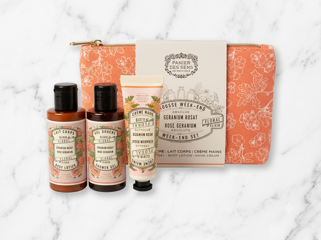 ESTUCHE GERANIO ROSA (VIAJE)